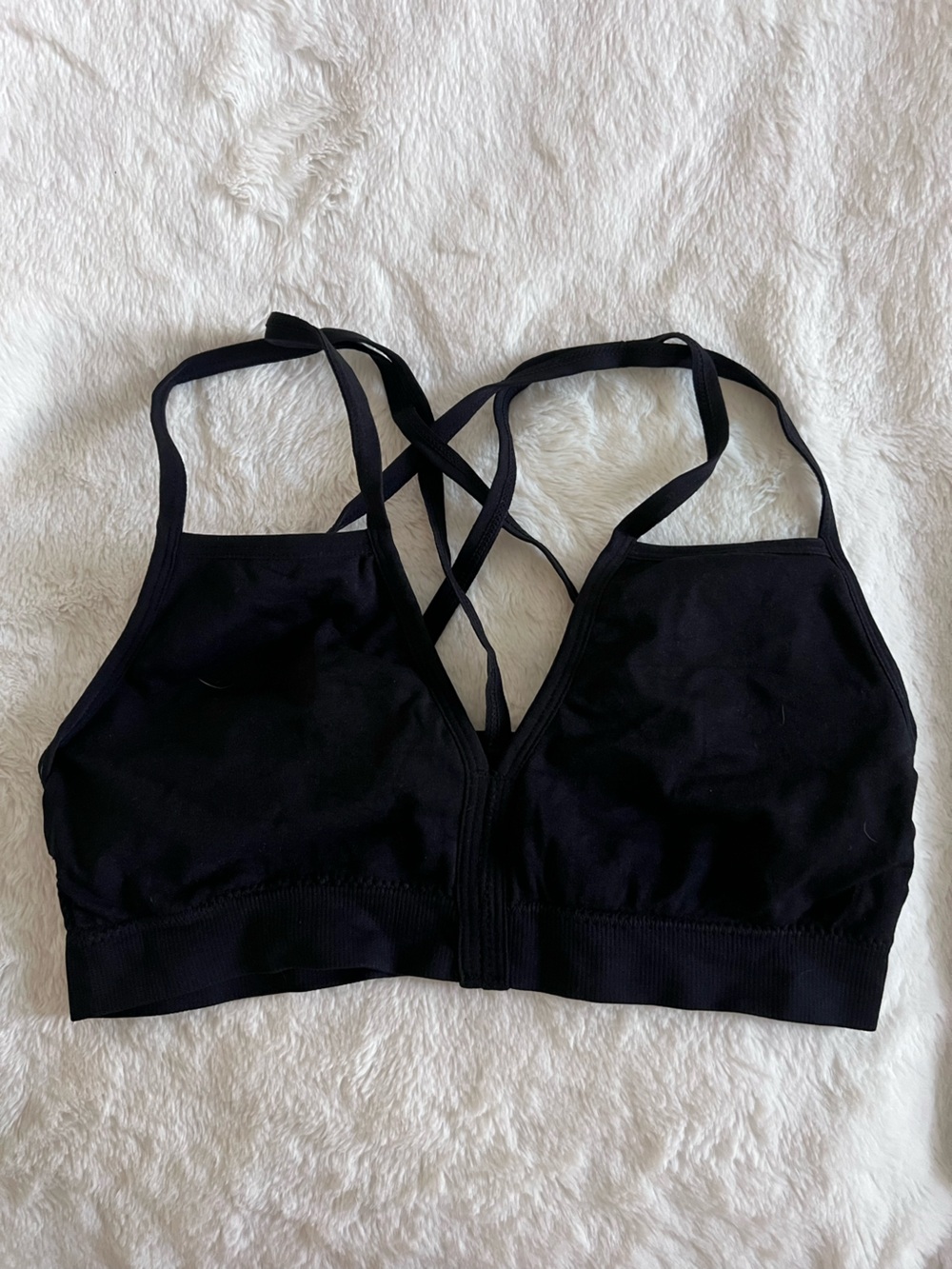 Black Strappy Bralette - Women Intimates